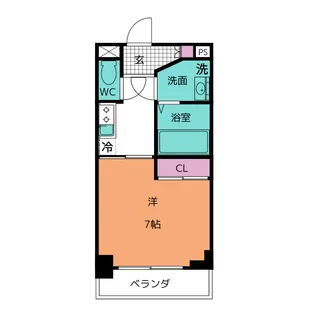 プレディアスタイル白川公園【10階】の間取り
