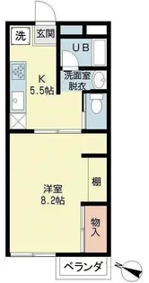 カーサグラード【1階】の間取り