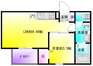 F+style八尾北久宝寺【3階】の間取り