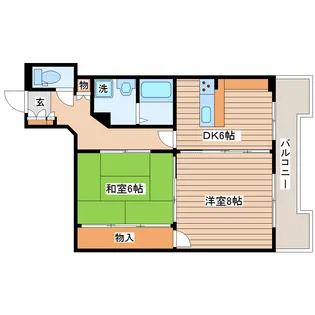 バリーハイツ【3階】の間取り