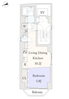 フォレスタリカ白金【2階】の間取り