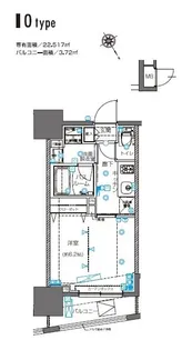 ZOOM横浜桜木町【2階】の間取り