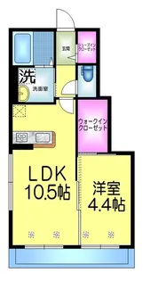 千葉県船橋市駿河台2【アパート】の間取り
