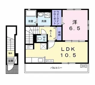 アバンツァート【2階】の間取り