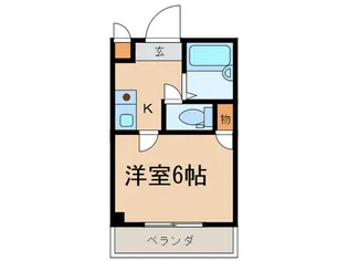セゾン田辺【2階】の間取り