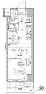 RELUXIA亀戸【1階】の間取り