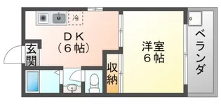 コーポ円山【5階】の間取り