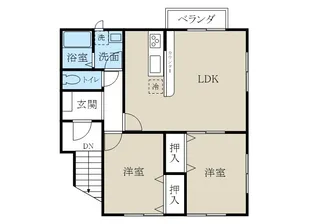 ひまわりハイム【1階】の間取り