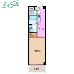M’s【3階】の間取り