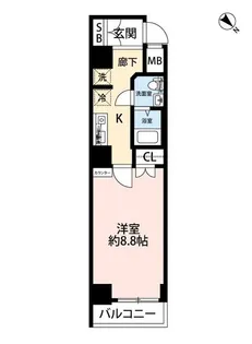 ラ・シード東神奈川駅前【6階】の間取り