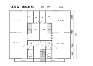 浜口マンションC【2階】の間取り