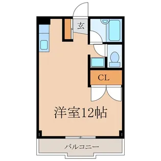 ハイムカンポス【1階】の間取り