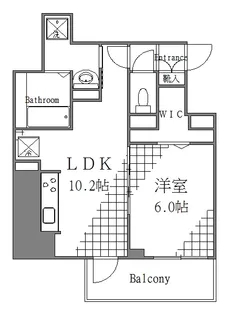 ルナブリランテ浅草【7階】の間取り