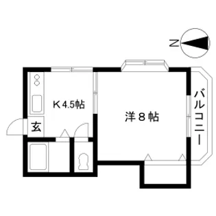 メゾンドフローラ【1階】の間取り