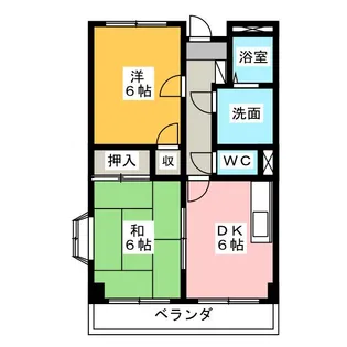 御駒ハイツ【3階】の間取り