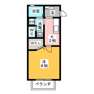 グランシード穏洋II【1階】の間取り