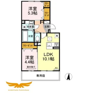 Grace・Calme【2階】の間取り