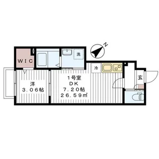 AJ蘇我【1階】の間取り