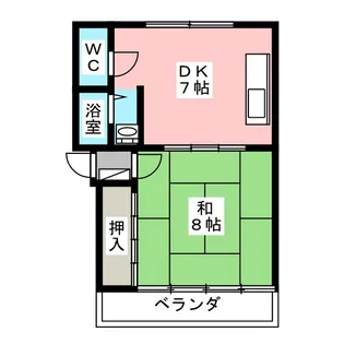 ハイム・エビス【3階】の間取り