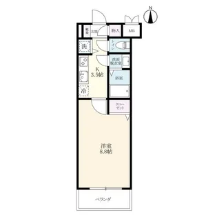アステール【1階】の間取り
