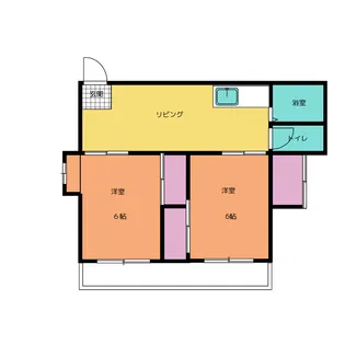 林マンション【3階】の間取り
