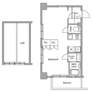 レジディア代々木II【5階】の間取り