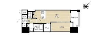 Volare HAKATA【4階】の間取り