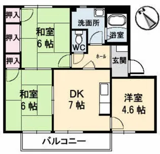 フレグランス三戸 C棟【2階】の間取り