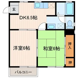 ホワイトパレ【1階】の間取り