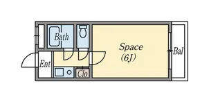 サンハイツ学が丘【3階】の間取り
