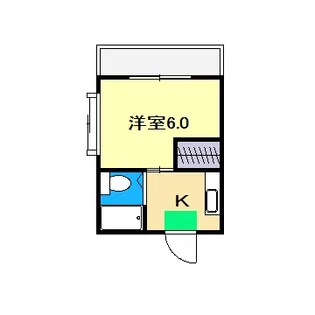 フレグランス高知【2階】の間取り