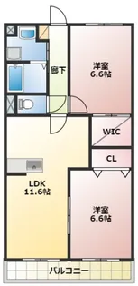 サザンハウスNANREI【3階】の間取り