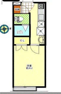 サンヒルズ落合【1階】の間取り