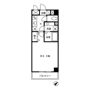 オリゾン立川【2階】の間取り