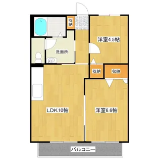 アウローラ【2階】の間取り