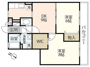 ウイングMISAWAIII【2階】の間取り