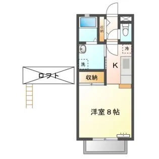 グリーングラス土岐【2階】の間取り