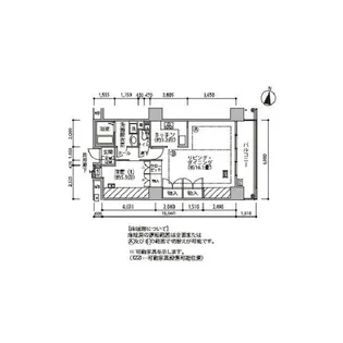東雲キャナルコートCODAN18号棟【8階】の間取り