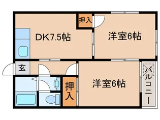ラピスラズリ【2階】の間取り