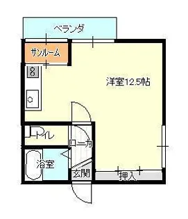 エムツーハイム【2階】の間取り
