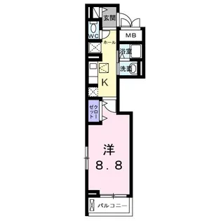 サピー日英III【1階】の間取り