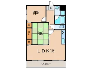 コンフォ-ト西宮【3階】の間取り
