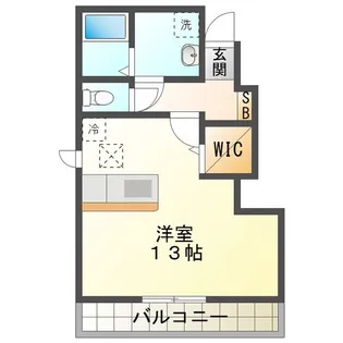 リバーラック【1階】の間取り