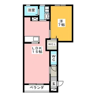 ブランスイート【1階】の間取り