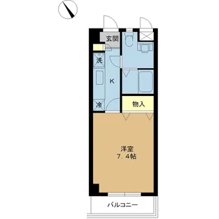 エントラール石屋川【2階】の間取り