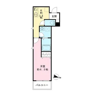 メゾン クレスト【2階】の間取り