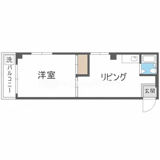 I Cube玉造【4階】の間取り