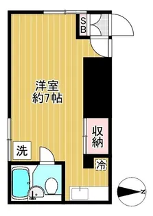 第2ハイムグリーン【1階】の間取り