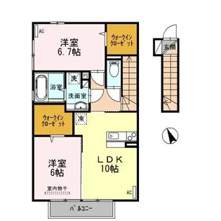 エルモア II【2階】の間取り