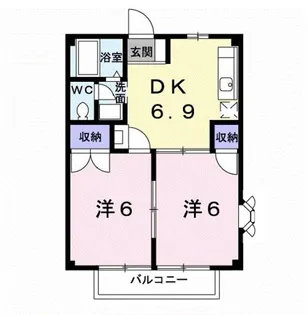 ニューシティともえ3【2階】の間取り